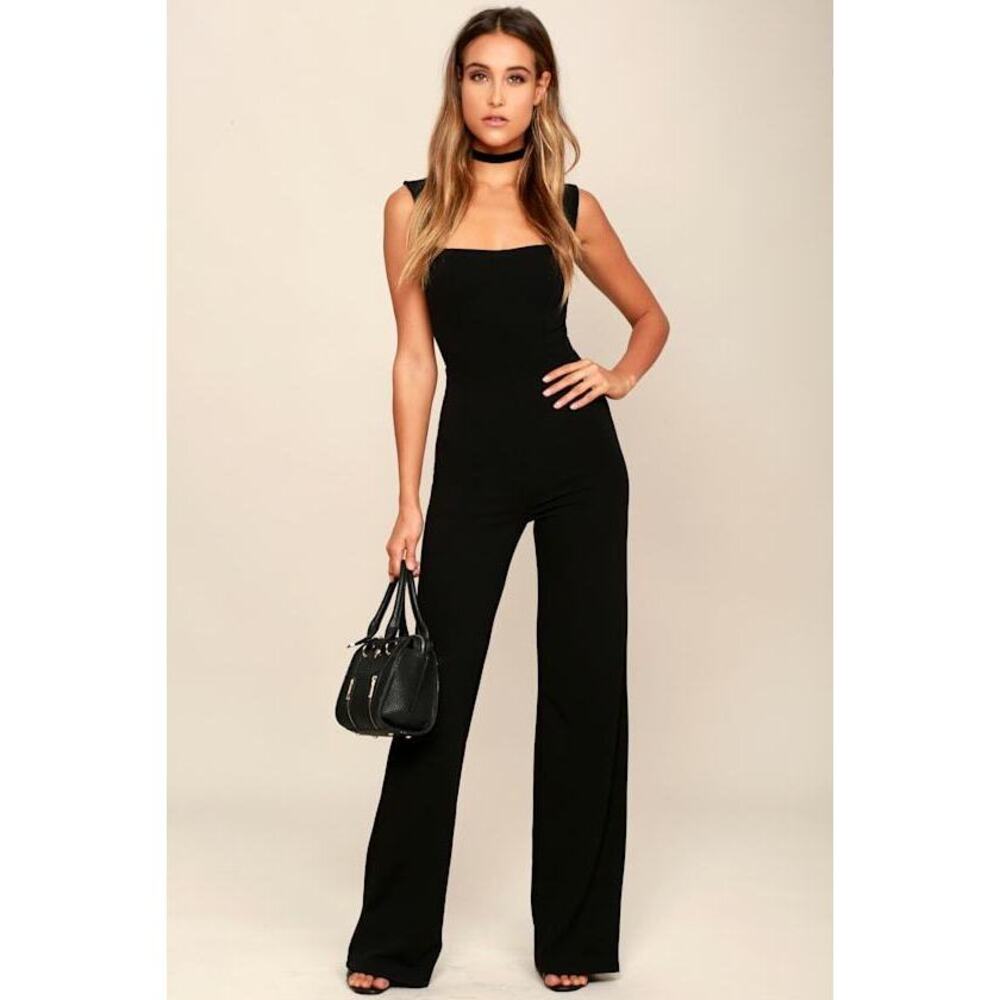 Lulu's Classic Black Jumpsuit